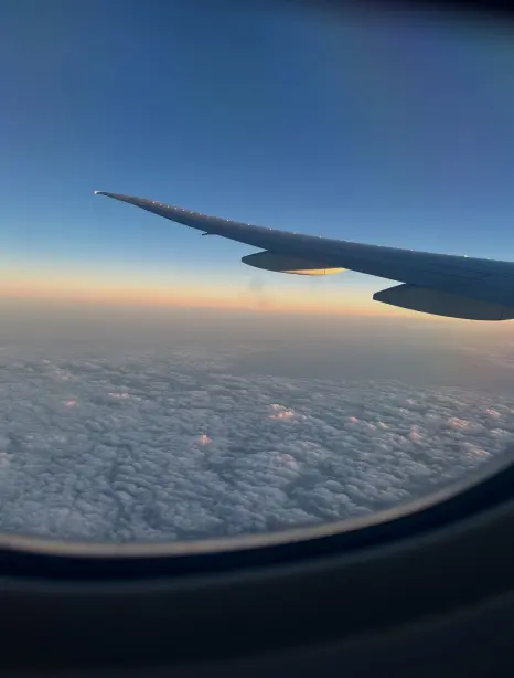 airplane view flight scenic sky view