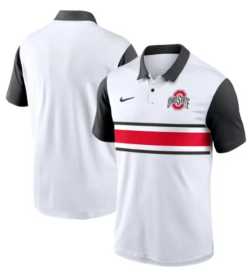 Nike Ohio State Buckeyes Primetime Campus Pattern Dri FIT Polo