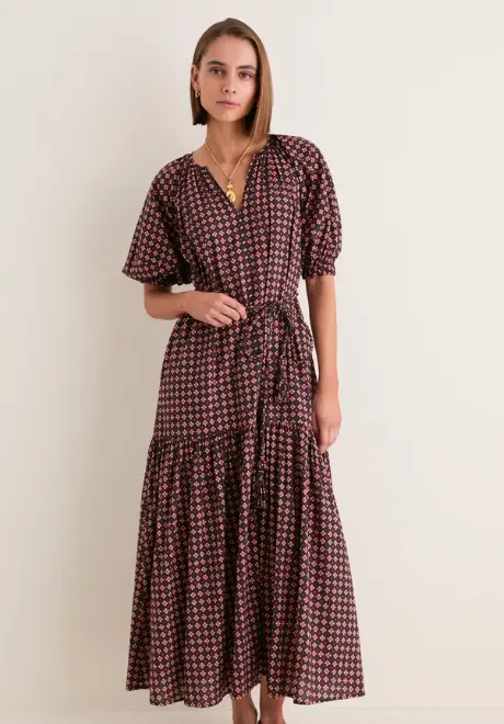 Apiece Apart Foulard Red Otille Maxi Dress