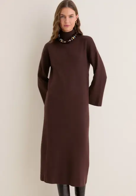 Pomander Place Chocolate Vivianne Midi Dress