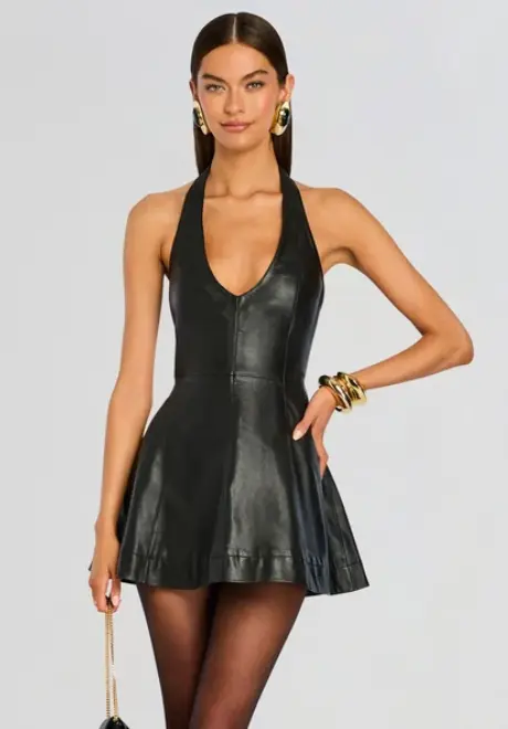 Stine Leather Dress