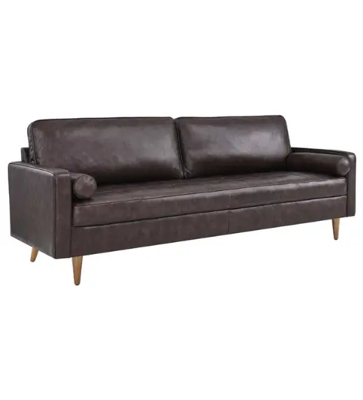 Modway Valour 88 Modern Leather Sofa