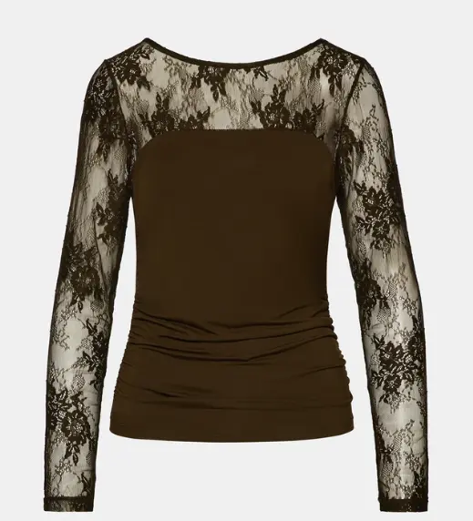Reese Knit Top Dark Espresso