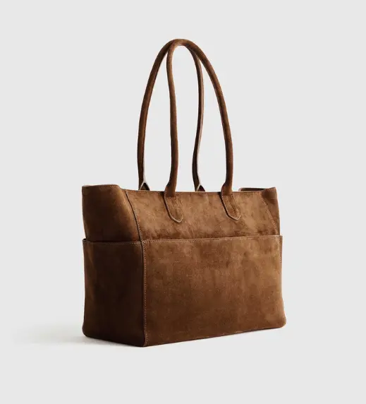 Hudson Suede Tote
