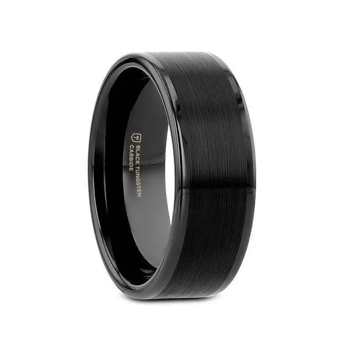 VULCAN Flat Black Tungsten Ring