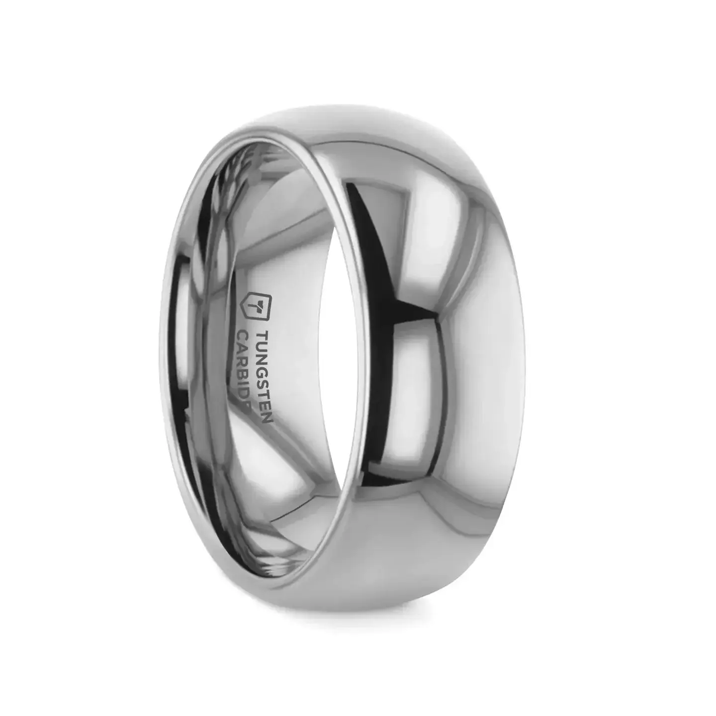 DOMINUS Domed Tungsten Carbide Ring
