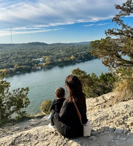 A Short Climb with a 10-Month-Old at Mount Bonnell