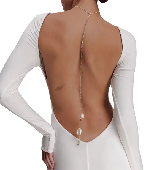 Tallulah Pearl Wrap Chain