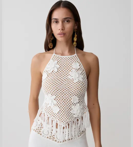 Miley Crochet Halter Top