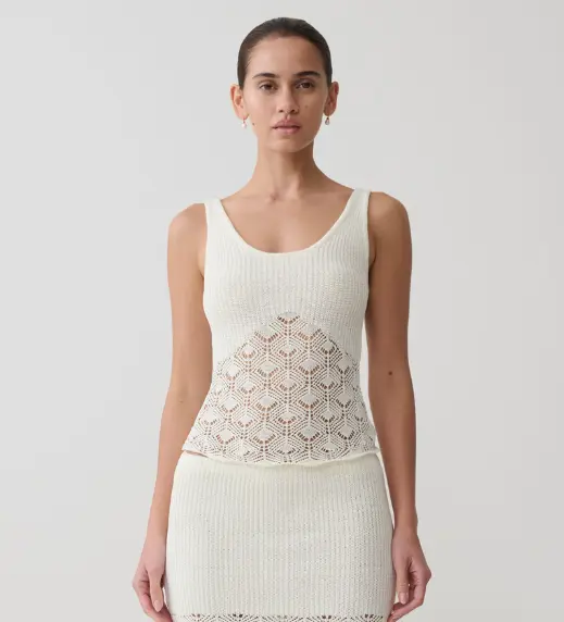 Atlantis Crochet Knit Top