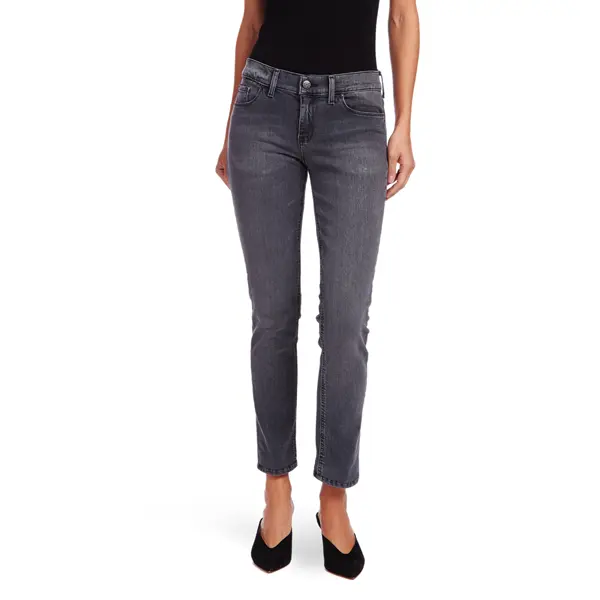 Allen Mid Rise Slim Straight Jeans
