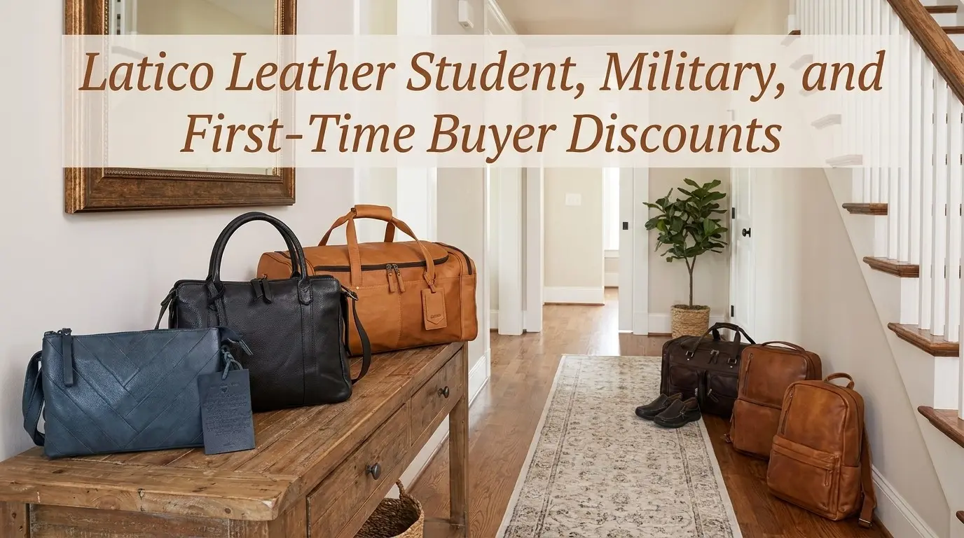 Latico Leathers Discounts: How Students, Military Members & First-Time Buyers
