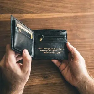Personalized Leather Wallet