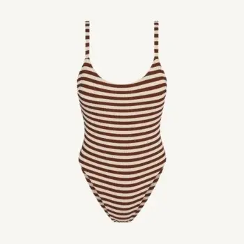 Nova One Piece (Red Ochre Stripe Ecoscrunch)