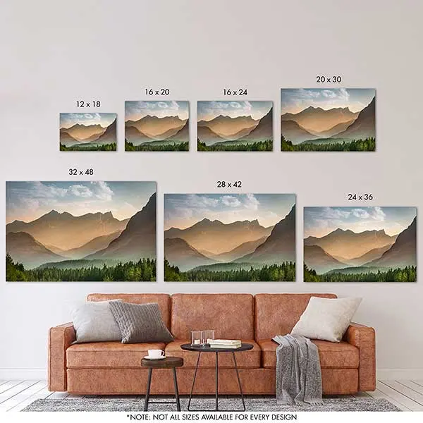 State Of Love Personalized Canvas Print