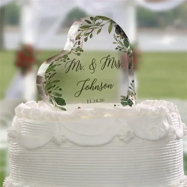 Laurels Of Love Wedding Cake Topper