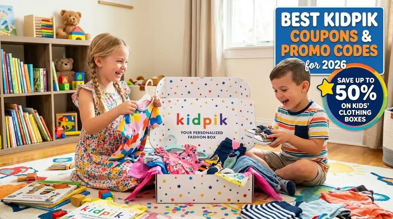 Best Kidpik Coupons & Promo Codes : Save Up to 50% on Kids' Clothing Boxes