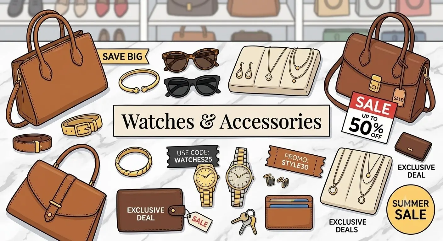 Watches and accessories sale deals