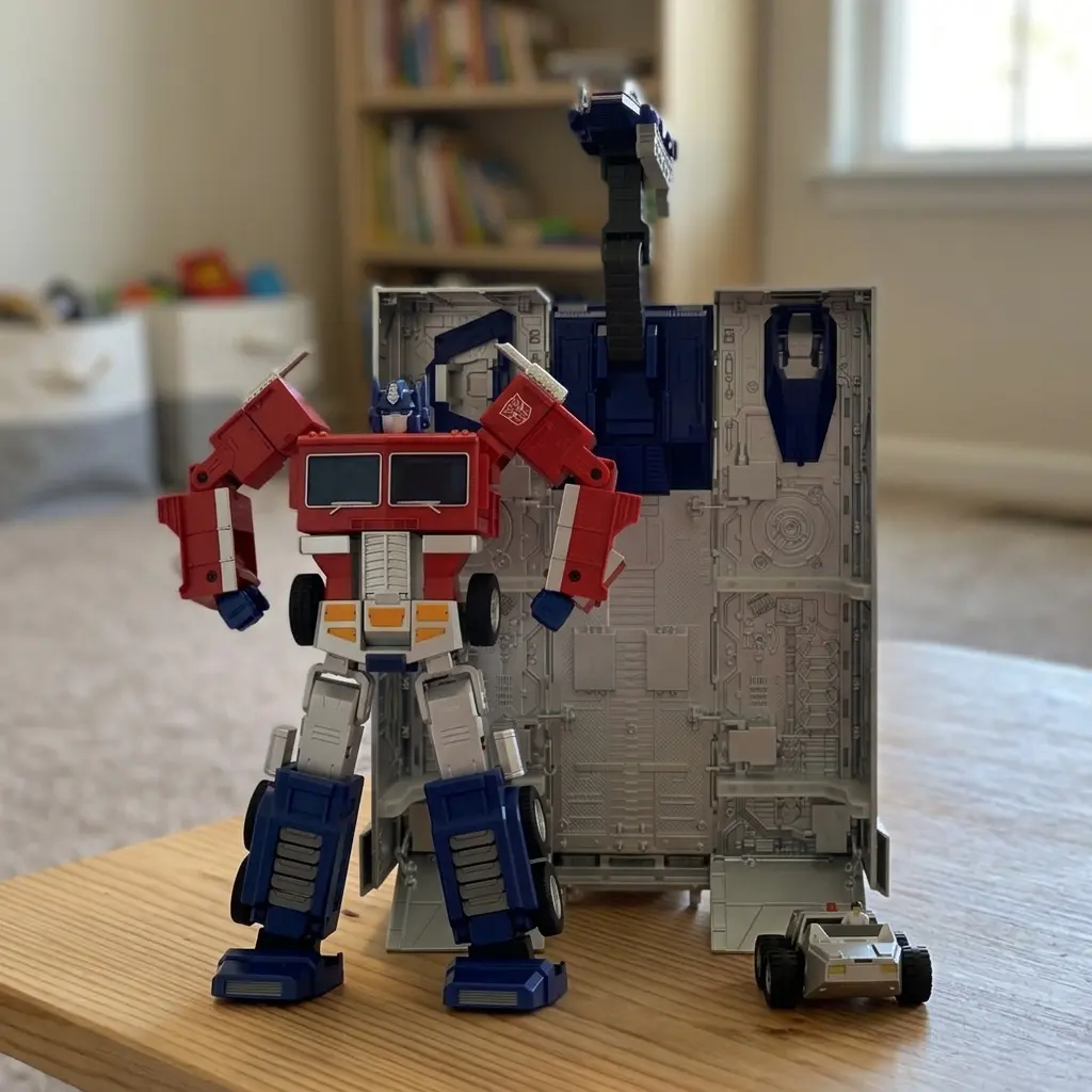 Elite Optimus Prime &Amp; Trailer Kit Set