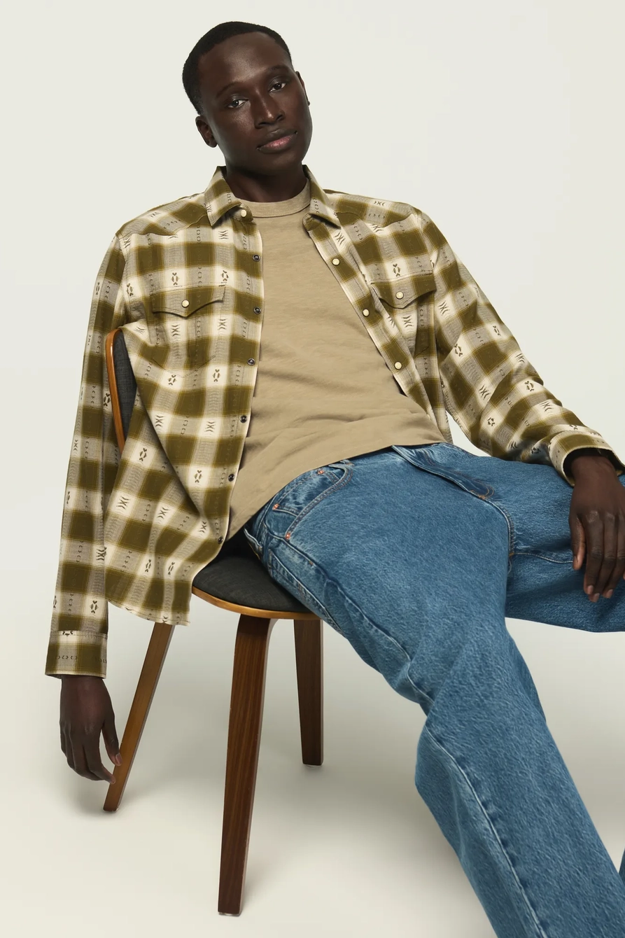 Plaid Mesa Western Shirt