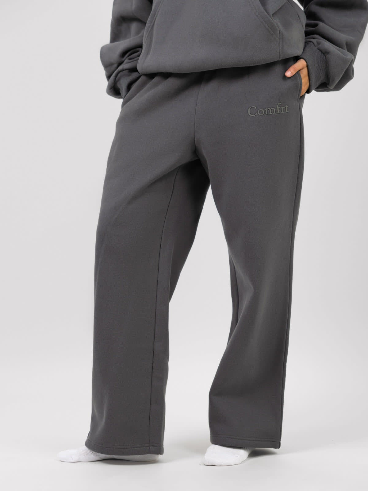Minimalist Straight Leg Sweatpants | Oversized Comfrt Sweats