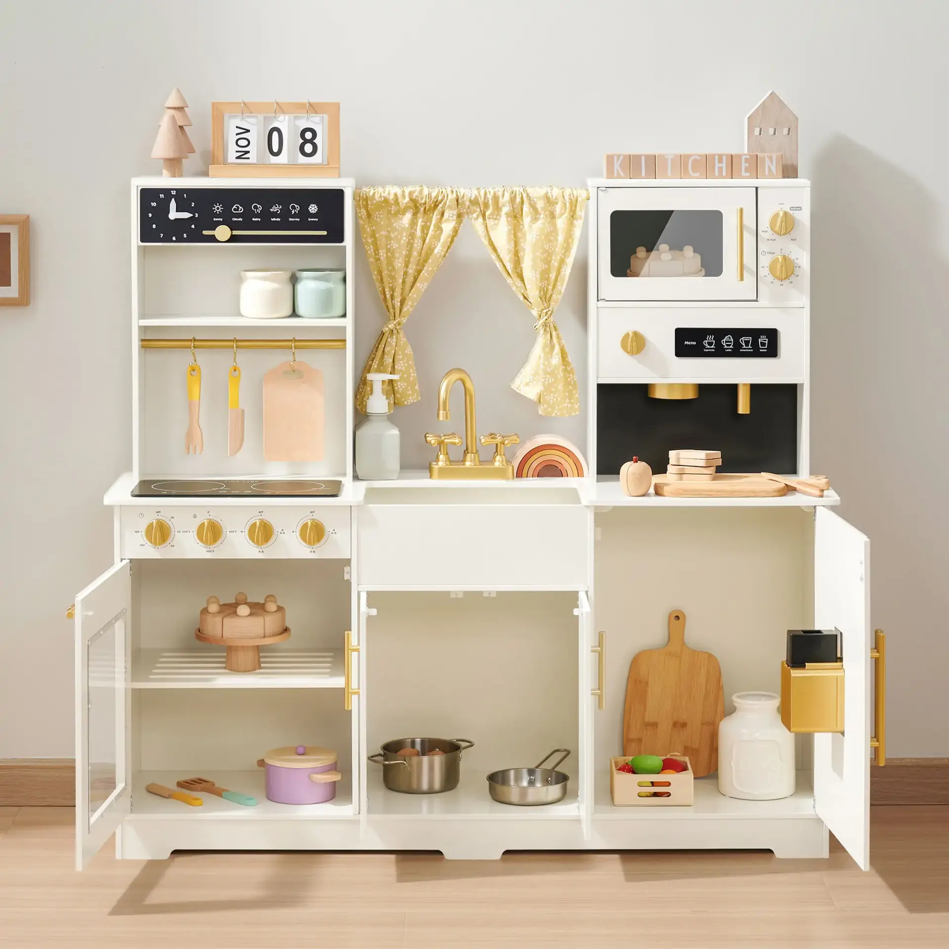 Tiny Land Iconic Wooden Play Kitchen