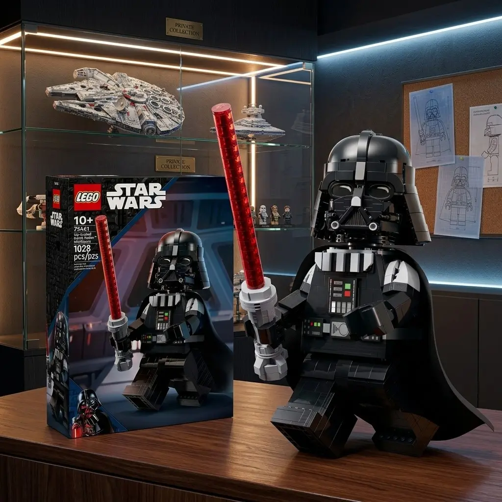Lego Star Wars Up Scaled Darth Vader Minifigure 75461