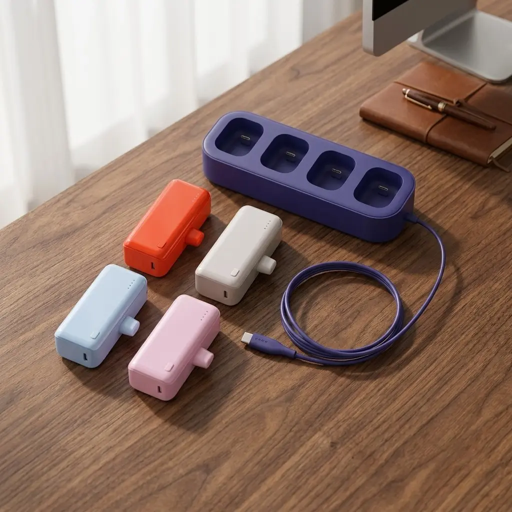 4200mah Multihub Base With 4 Power Banks