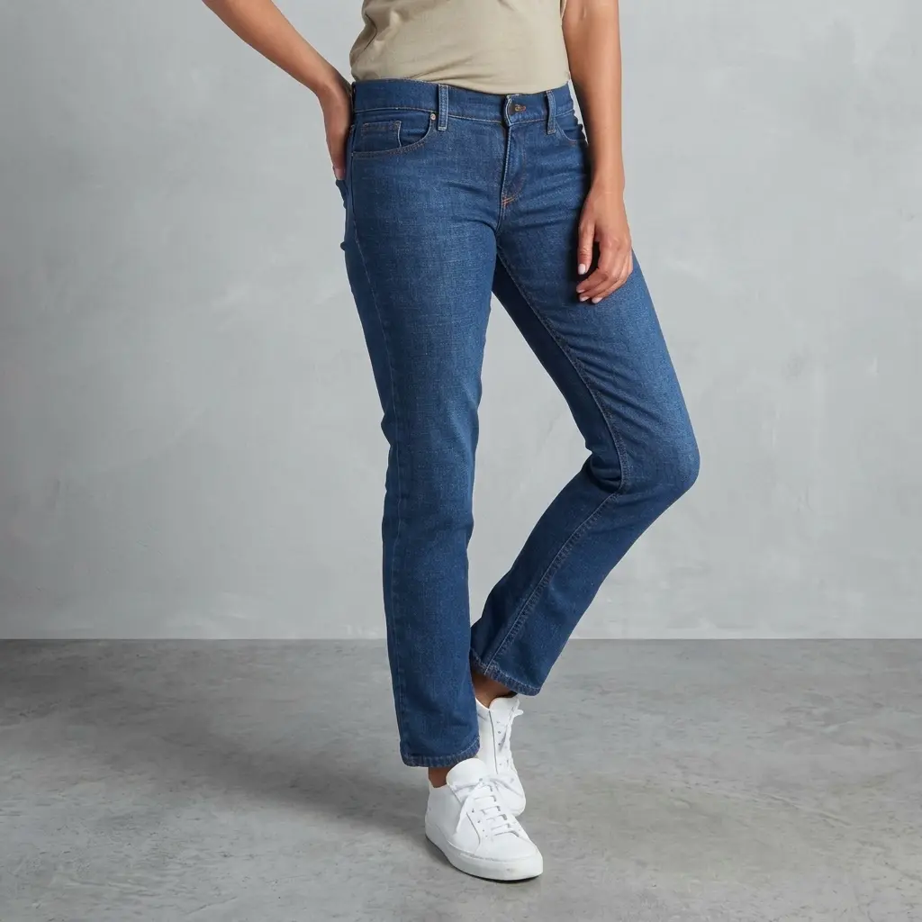 Mid Rise Slim Straight Charlton Jeans