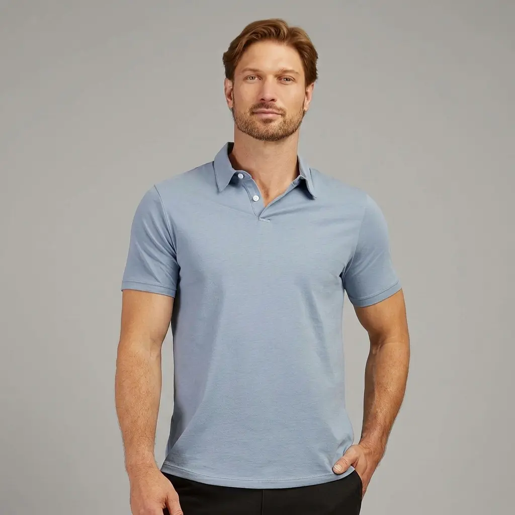 Jersey Sueded Polo