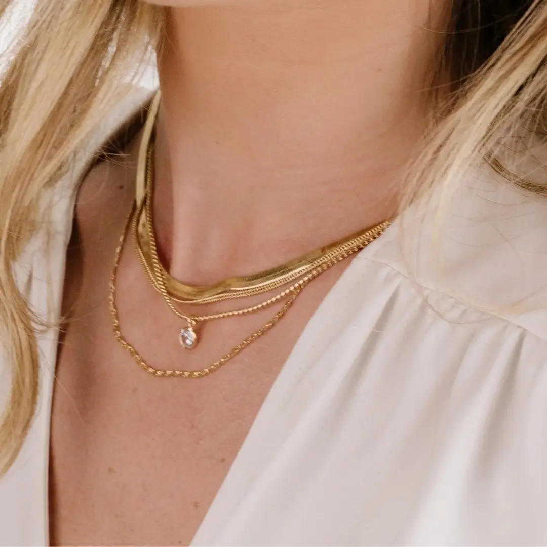 All The Chains Layered Necklace