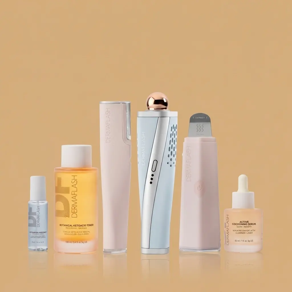 Total Device And Skincare Set Your Total Smoothing, Brightening + Depuffing