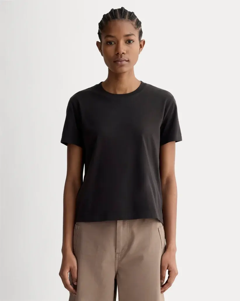 The Box Cut Tee In Essential Cotton