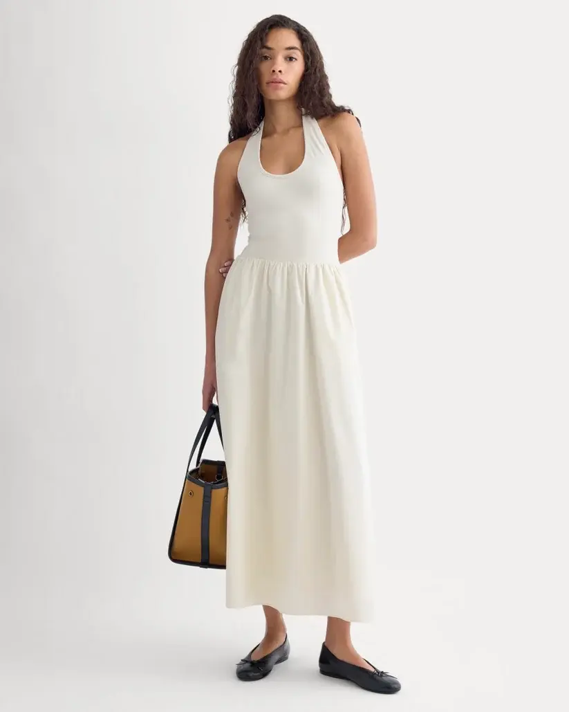 Halter Dress In Ultrasoft Cotton