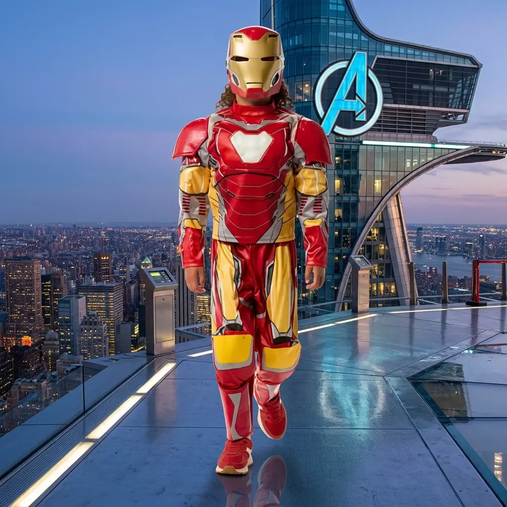 Iron Man Light Up Costume For Kids