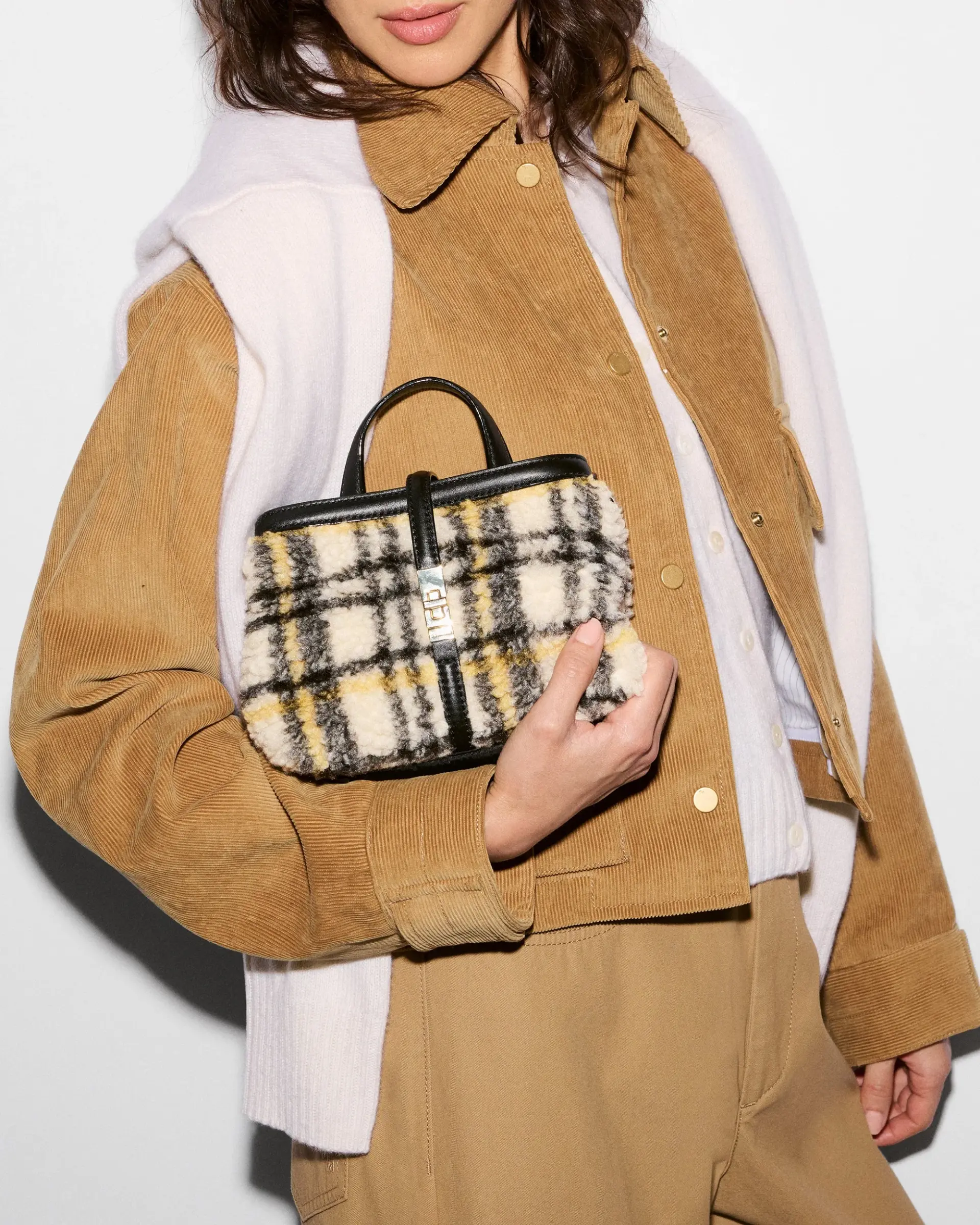 Highland Plaid Mini Astor Top Handle